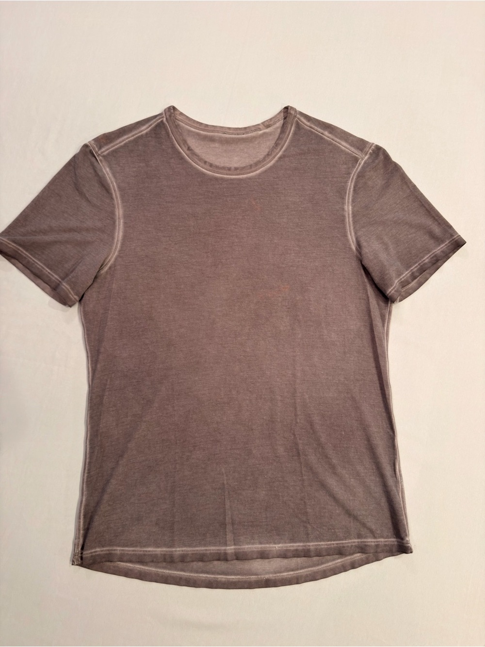 lululemon 5 Year Basic Tee Washed Mauve Taupe M